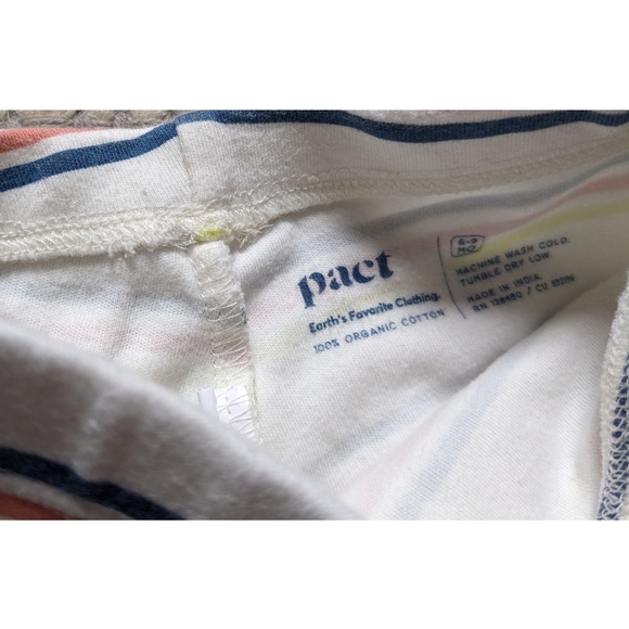 Pair of Pact baby leggings size 6-9 months - Picture 4 of 4